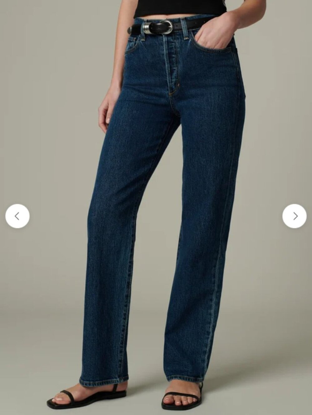 Joe's Jeans The Margot Vintage High-Rise Straight Jeans 25, in First Step